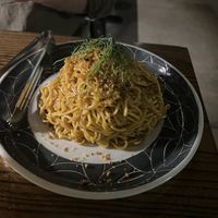 Szechuan noodles  at Lineage in Wailea