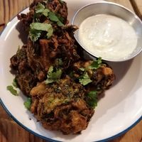 Vegetable pakora at Plant Base in Lisbon