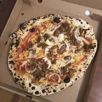 Jako & Cipolla pizza  at Plant Base in Lisbon