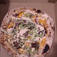 Bigger than Mac pizza at Plant Base in Lisbon