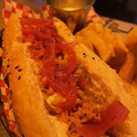 The underdog hotdog  at Plant Base in Lisbon