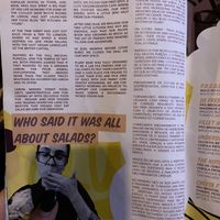 Menu bonus reading  at Plant Base in Lisbon