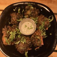 pakoras  at Plant Base in Lisbon