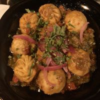  chilli momos  at Plant Base in Lisbon