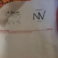 Menu at Plant Base in Lisbon