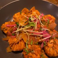 Momos, third ones on the menu at Plant Base in Lisbon