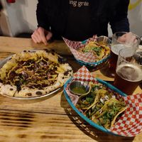 Cactus tacos! at Plant Base in Lisbon