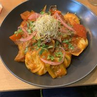 Chili Momos  at Plant Base in Lisbon