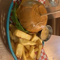 bbq burger  at Plant Base in Lisbon