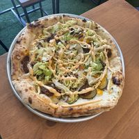 Bigger than mac pizzaa  at Plant Base in Lisbon