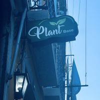 The sign from the street    at Plant Base in Lisbon
