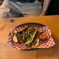 Seitan tacos at Plant Base in Lisbon