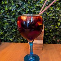 Sangria tinto at Plant Base in Lisbon