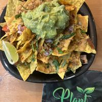 Loaded nachos  at Plant Base in Lisbon