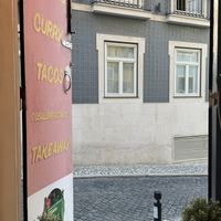 View from our tablee  at Plant Base in Lisbon