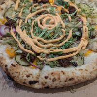15 € beyond meat pizza at Plant Base in Lisbon