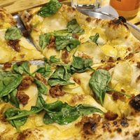 Pizza Patata at Plant Base in Lisbon