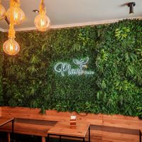 Vegetal wall at Plant Base in Lisbon