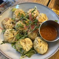 Fried momo  at Plant Base in Lisbon