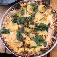 Potato pizza   at Plant Base in Lisbon