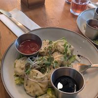 Steamed momos! at Plant Base in Lisbon