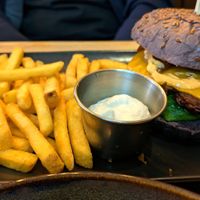 Beyond burger at Plant Base in Lisbon