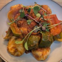 Chilli momo at Plant Base in Lisbon