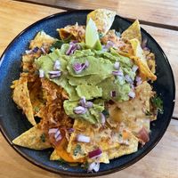 Loaded nachos   at Plant Base in Lisbon