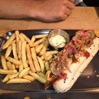 Hot dog at Plant Base in Lisbon