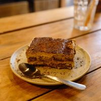 Tiramisu at Plant Base in Lisbon