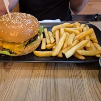 Burger at Plant Base in Lisbon