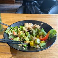 Coloure of asia bowl (schon vermischt, war hübsch angerichtet😅 )   at TUTAM in Goeppingen