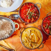 Some vegan dishes at Taj Mahal in Rosenheim