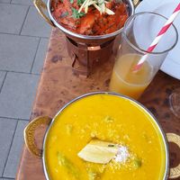Oben Bhindi Masala Nr. 69, unten Mango Sabzi Nr. 76 at Taj Mahal in Rosenheim