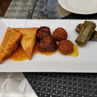 Veggy sampler at Karoo Restaurant in Eastham