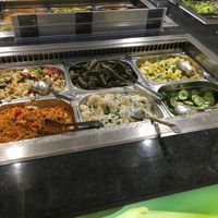 Salad bar at FRA - REWE City - T1 in Frankfurt