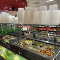 Salad bar at FRA Rewe City T1, Frankfurt Airport  at FRA - REWE City - T1 in Frankfurt