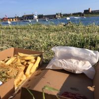 Fish and chips! at The Little Fish and Chip Shop in Brighton