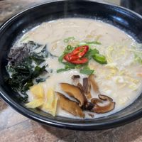 Vegan ramen  at Bamboo in Exmouth