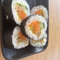 Vegetarian sushi   at Bamboo in Exmouth