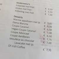vegan desserts at Eetcafé Driewegen in Terneuzen