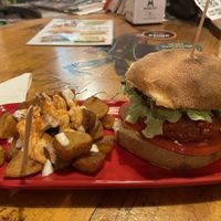 Burger & Patatas at Cat Bar in Barcelona