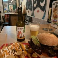 Food and drinks at Cat Bar in Barcelona