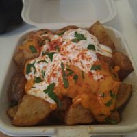 bravas to take away at Cat Bar in Barcelona
