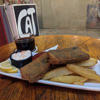 Tof-ish and chips at Cat Bar in Barcelona