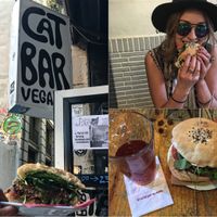 Cat Bar nommzzzzz   at Cat Bar in Barcelona