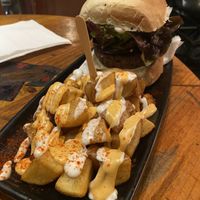 Patatas bravas  at Cat Bar in Barcelona