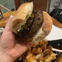 Burger   at Cat Bar in Barcelona