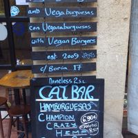 Menu at Cat Bar in Barcelona