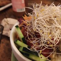 Side salad at Cat Bar in Barcelona